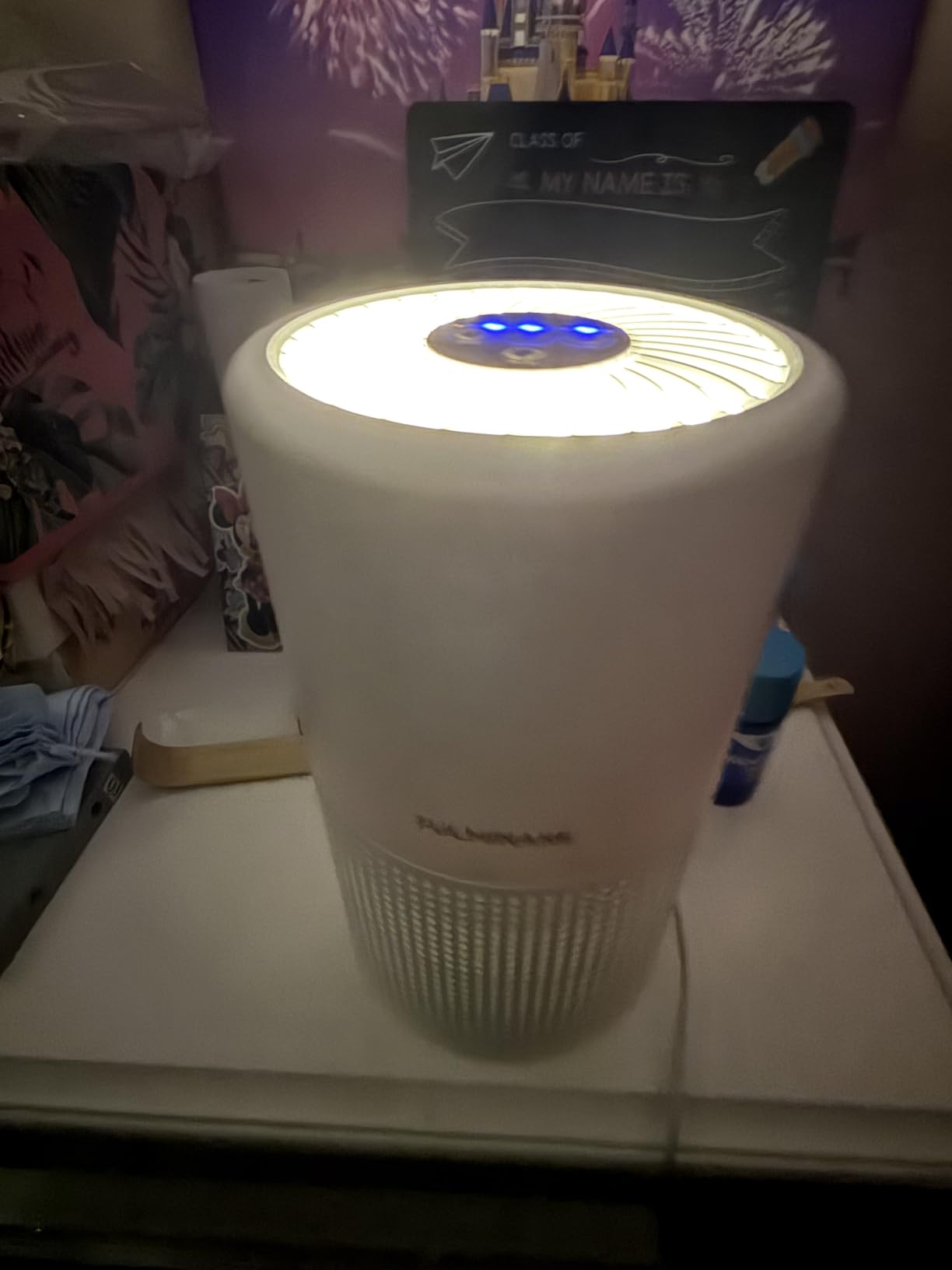 Air Purifiers for Bedroom, FULMINARE H13 True HEPA Air Filter, Quiet Air Cleaner With Night Light, Portable Small Air Purifier for Home, Office, Living Room customer photo 1