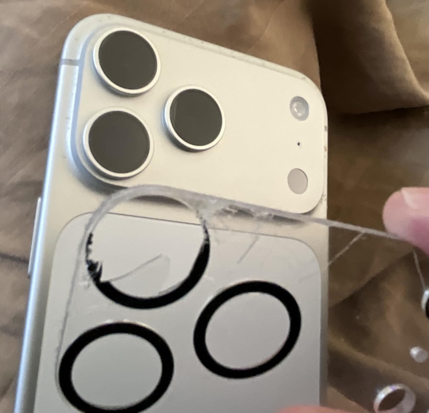 Ailun 3 Pack Screen Protector for iPhone 14 [6.1 inch] + 3 Pack Camera Lens Protector, Case Friendly Tempered Glass Film, [9H Hardness] - HD customer photo 1