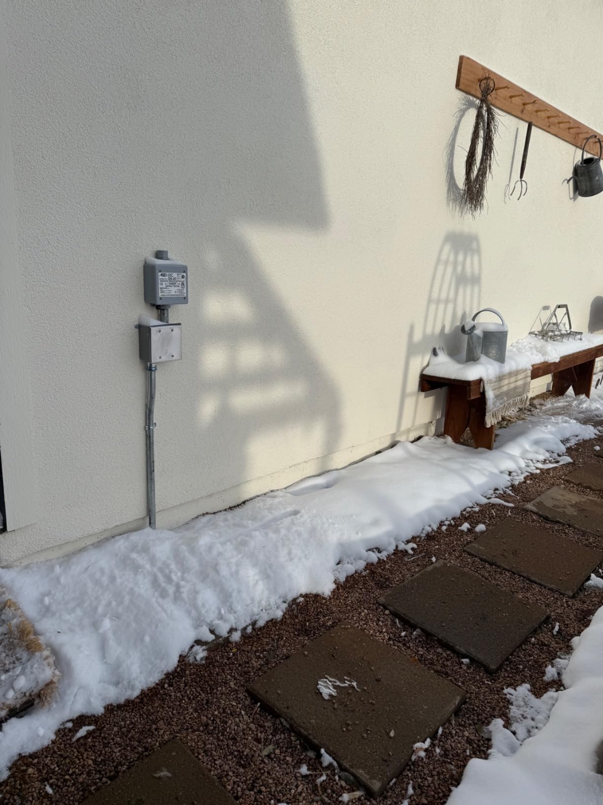 Heated Driveway System 185 Sqft - 240V, 37 Watts per Sqft Heated Snow Melting Mats Outdoor Driveway Heater for Snow Melting Mats Walkway, Ice Melt Mat for Steps, Auto Moisture & Temperature Activator customer photo 1