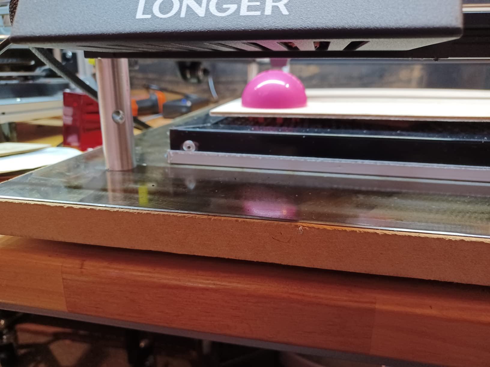 LONGER RAY5 Laser Engraver, Fully Upgraded with 10W Output, a 3.5-inch Color Touchscreen, and app-Based Offline Control; Ideal for Engraving Metal, Glass, and Wood. Working Area: 400×400 mm. customer photo 1