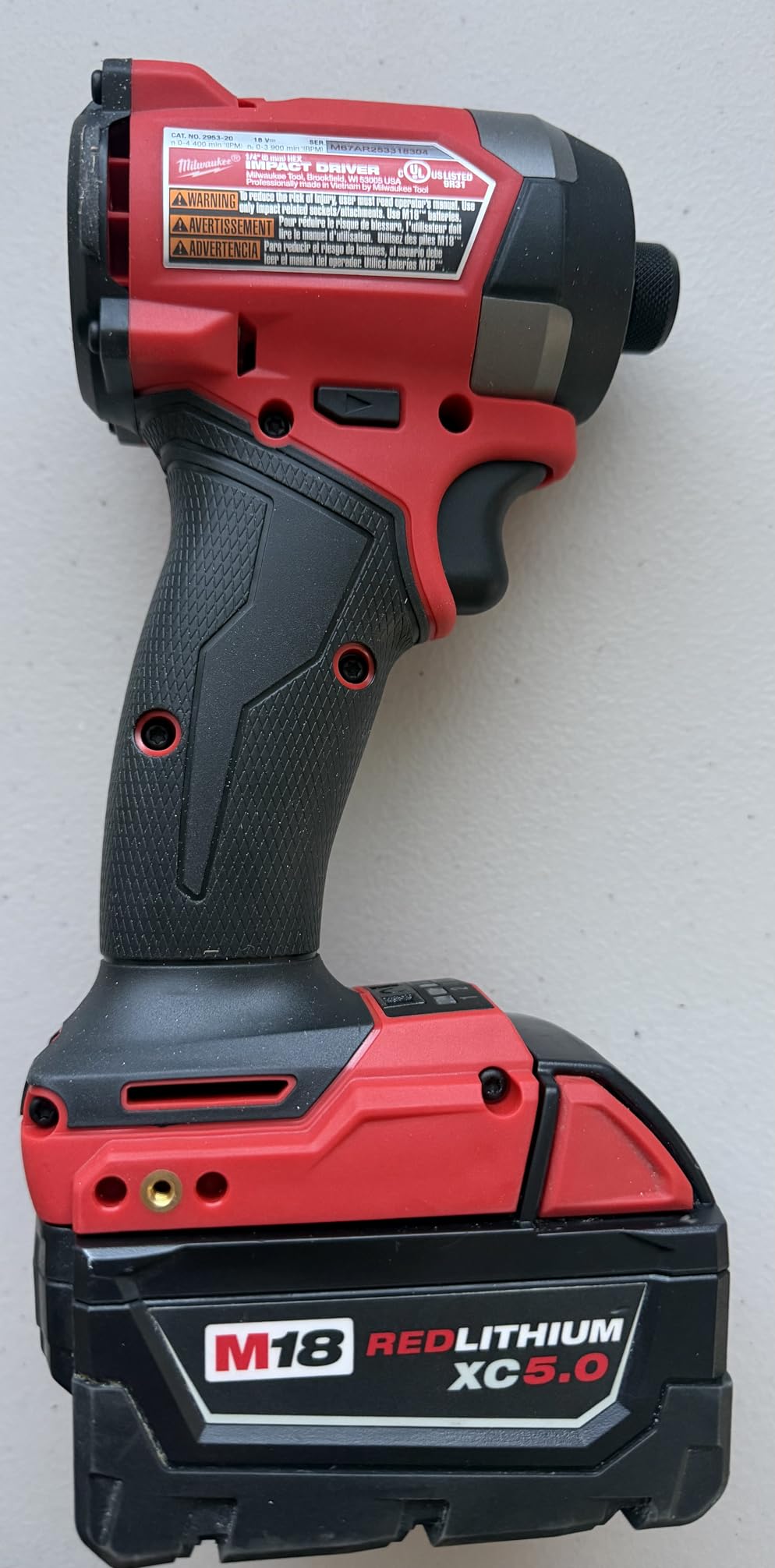 Electric - M18 Fuel. 1/4 HEX Impact Driver customer photo 2