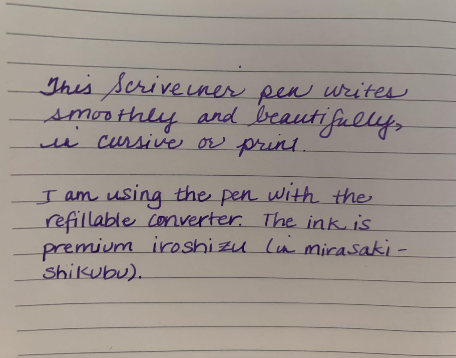 Scriveiner Midnight Blue Fountain Pen - Stunning Luxury Pen with Chrome Appointments, Schmidt Nib (Fine), Best Pen Gift Set for Men & Women, Professional, Executive, Office, Nice Pens customer photo 2