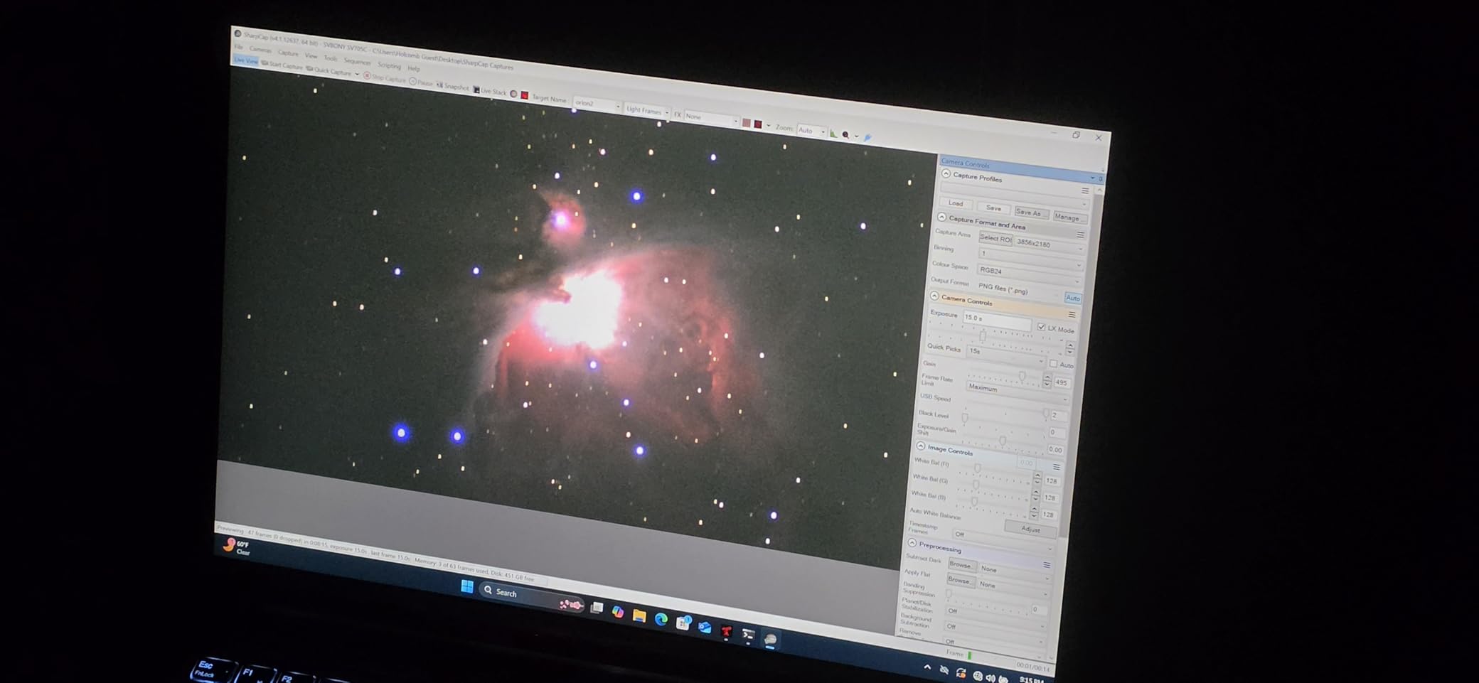 SVBONY SV705C Telescope Camera, IMX585 Sensor Astronomy Camera with USB 3.0, High Resolution Planets Camera, Astronomy Camera for Moon, Saturn, Planets and Deep Sky Astrophotography customer photo 2