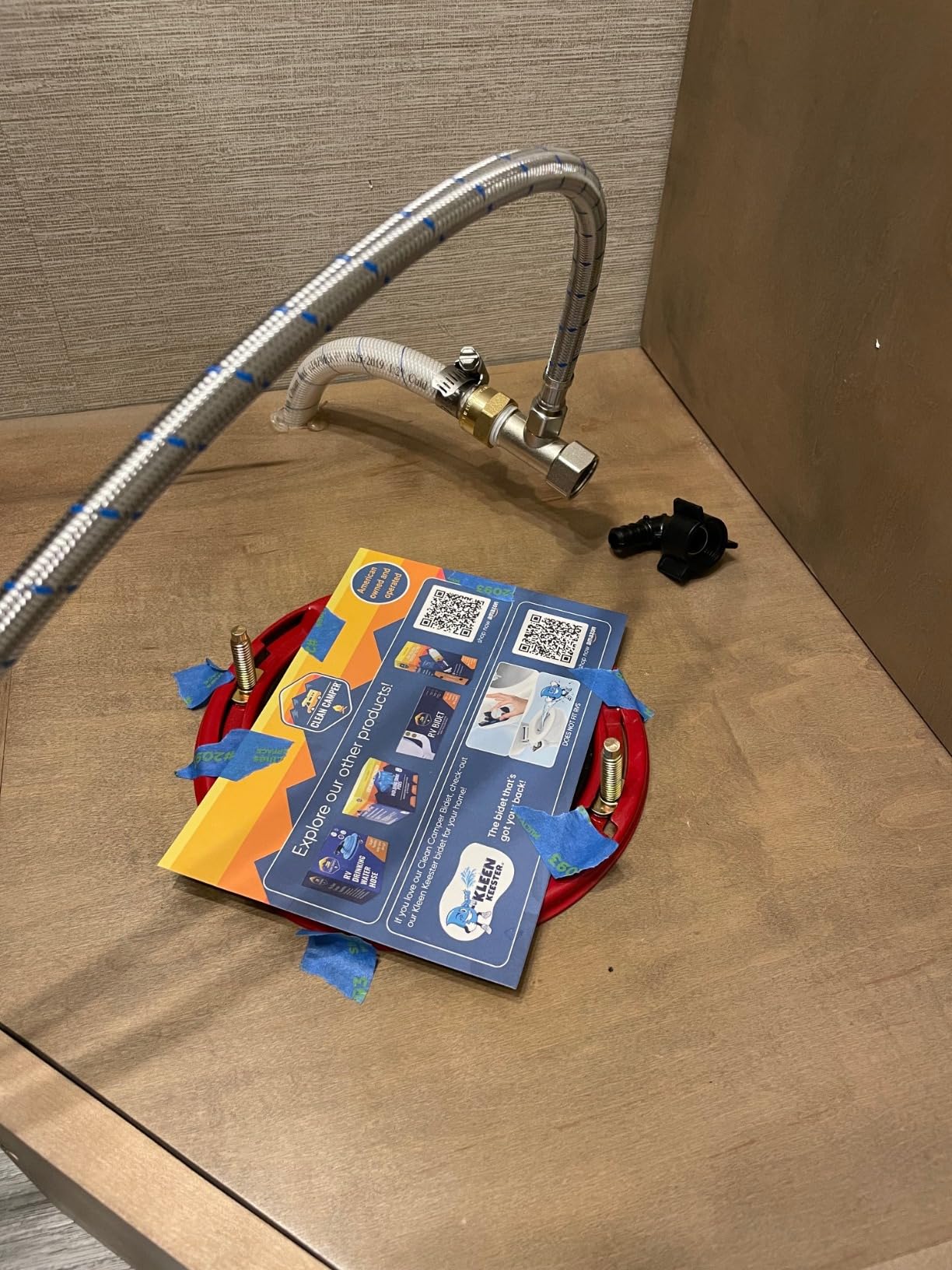Clean Camper The Original RV Bidet Self-Cleaning Dual Nozzles | Non-Electric, Reversible Design | Easy Installation, RV Waterline Compatible | Adjustable Gentle Water Pressure | Eco-Friendly customer photo 2