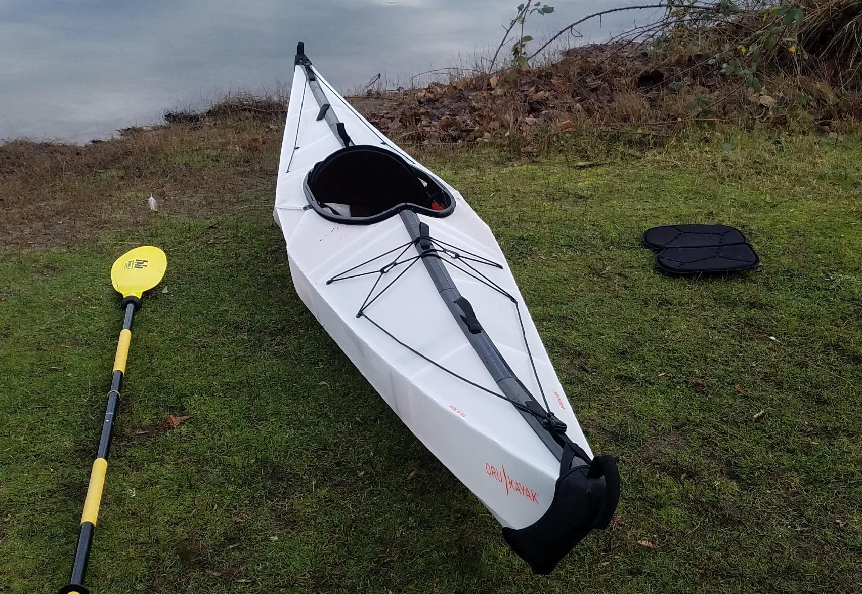Oru Bay ST Foldable Kayak | Stable, Durable, Lightweight - Lake, River, and Ocean Kayaks - Intermediate - Size (Unfolded) customer photo 2
