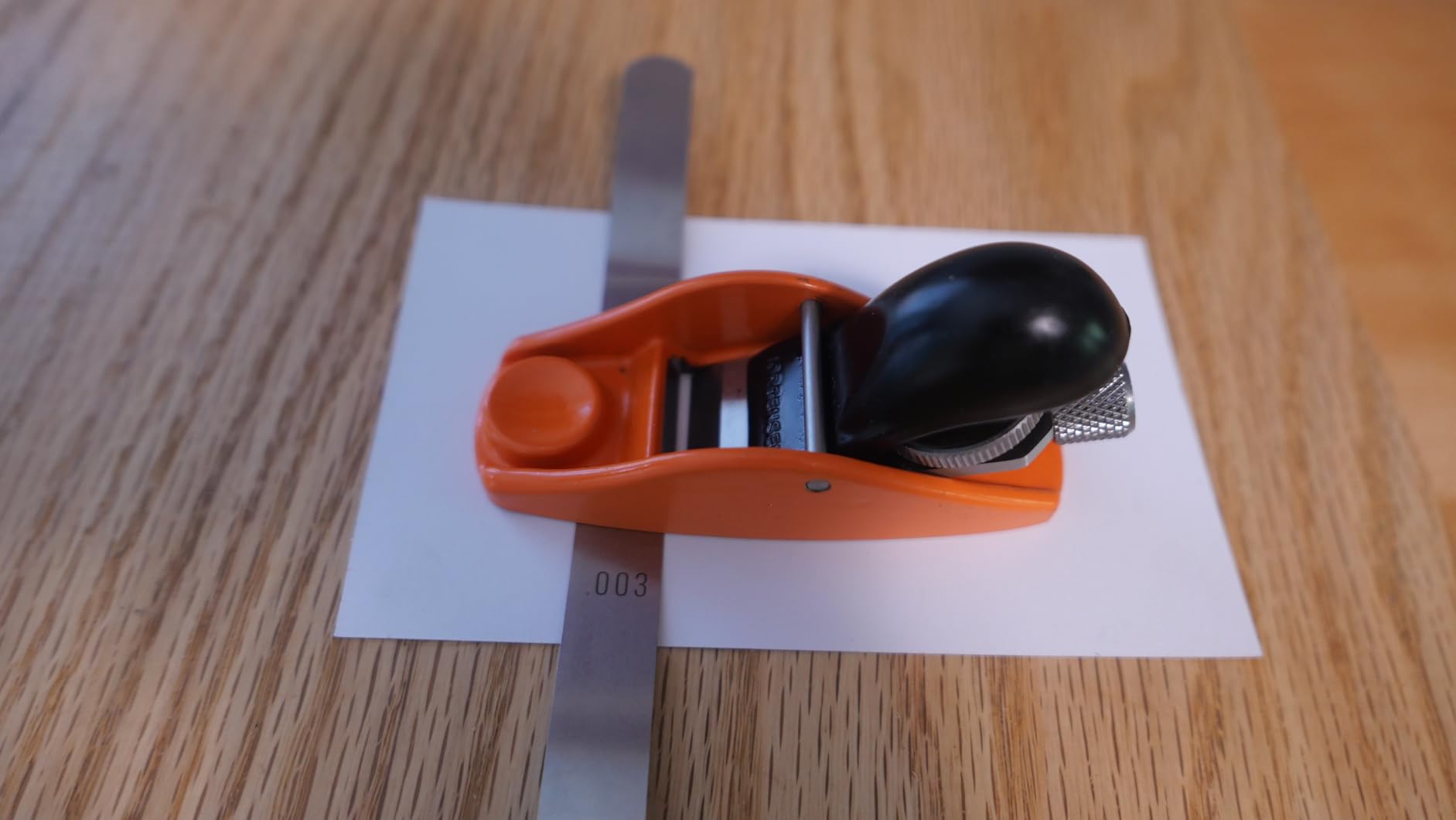 JORGENSEN No.101 Mini Wood Planer - Mini Hand Planer for Woodworking | Block Plane, Small Hand Plane for Trimming, Wood Planing, Craft, Professional Ductile Iron Body, Adjustable Cutting Depth customer photo 2