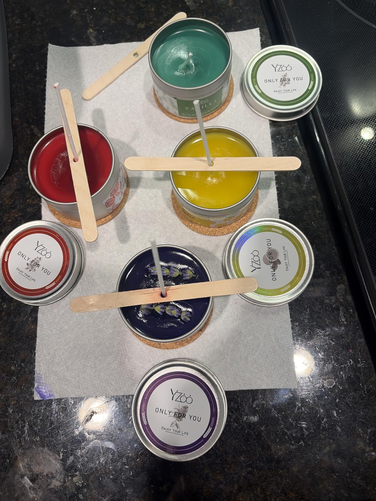 Complete Candle Making Kits for Adults Beginners, DIY Candle Making Supplies Include Soy Wax, Wax Melter, Scents, Dyes, Wicks, Candle Tins & More - Full Candle Maker Set customer photo 1