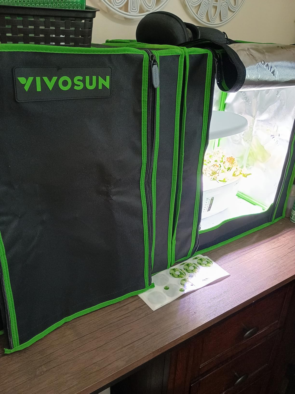 VIVOSUN Small Grow Tent for Aerogarden, Hydroponics Growing System, 20