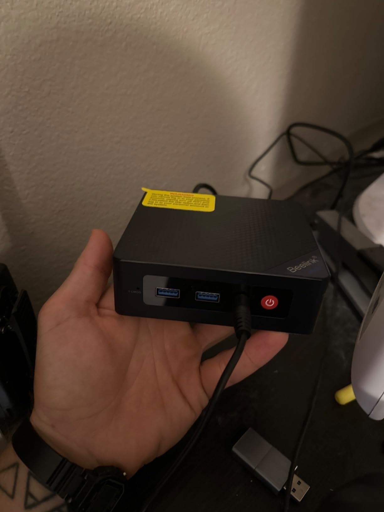 Beelink Mini PC, 12th Gen Intel Alder Lake-N100 up to 3.4 GHz, 16GB DDR4 RAM 500GB M.2 SSD Desktop PC, S12 Pro, 4K Dual HDMI, WiFi 6 customer photo 2