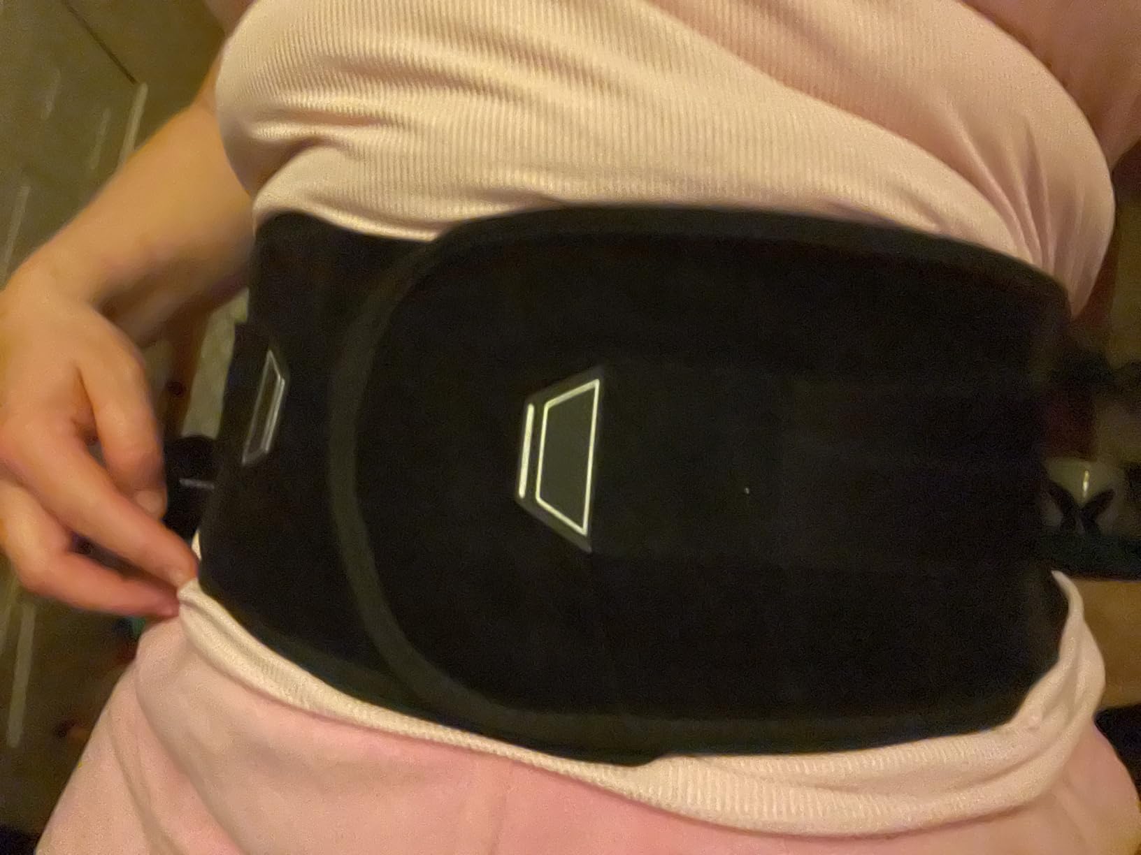 FREETOO Back Brace for Lower Back Pain Relief with Pulley System, Lumbar Support Belt with Lumbar Pad, Ergonomic Design and Soft Breathable 3D Knit Material customer photo 2