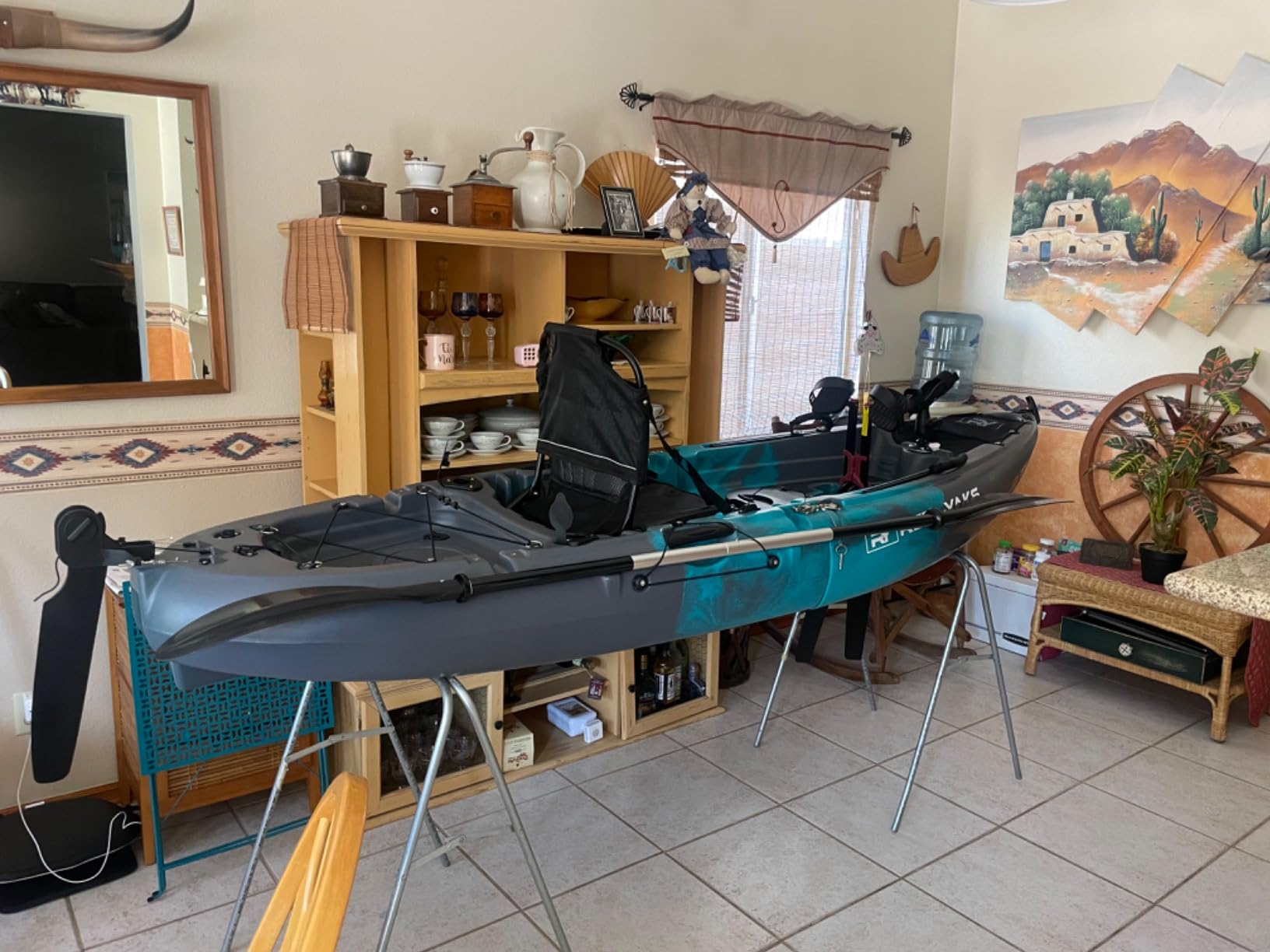 Reel Yaks Raptor Modular Fishing Kayak - 380 lbs Capacity - Pedal Fishing Kayaks for Adults & Youth, Sit on Top, Compact Storage, Lightweight, Easy Transport customer photo 1