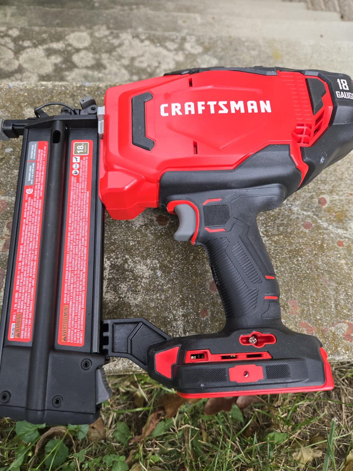 CRAFTSMAN V20 Brad Nailer, 18GA, Cordless, Bare Tool Only (CMCN618B) customer photo 1
