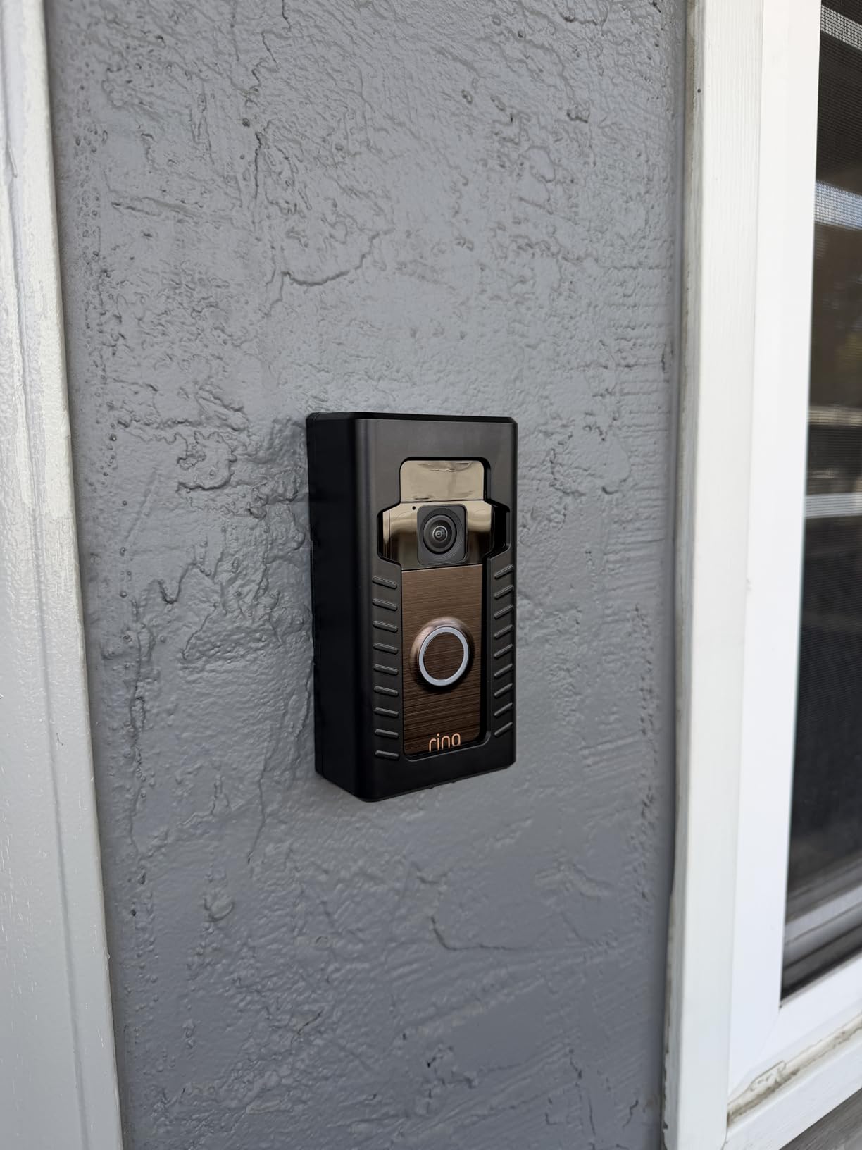 Ring Battery Doorbell - Head-to-Toe video, Live View with Two-Way Talk, Motion Detection & Alerts, Venetian Bronze customer photo 2
