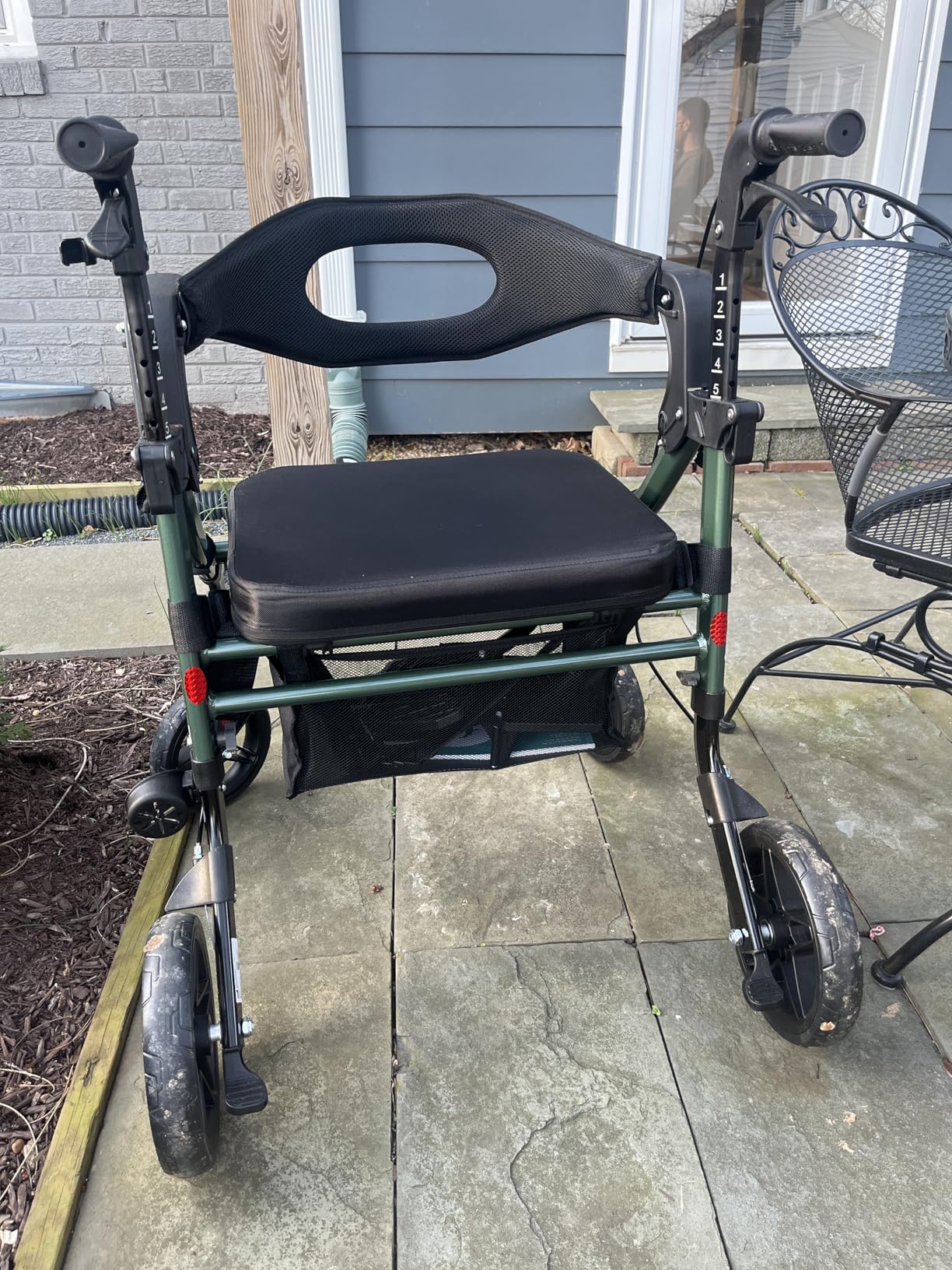 Helavo Wide 2 in 1 Walker Wheelchair Combo with 10