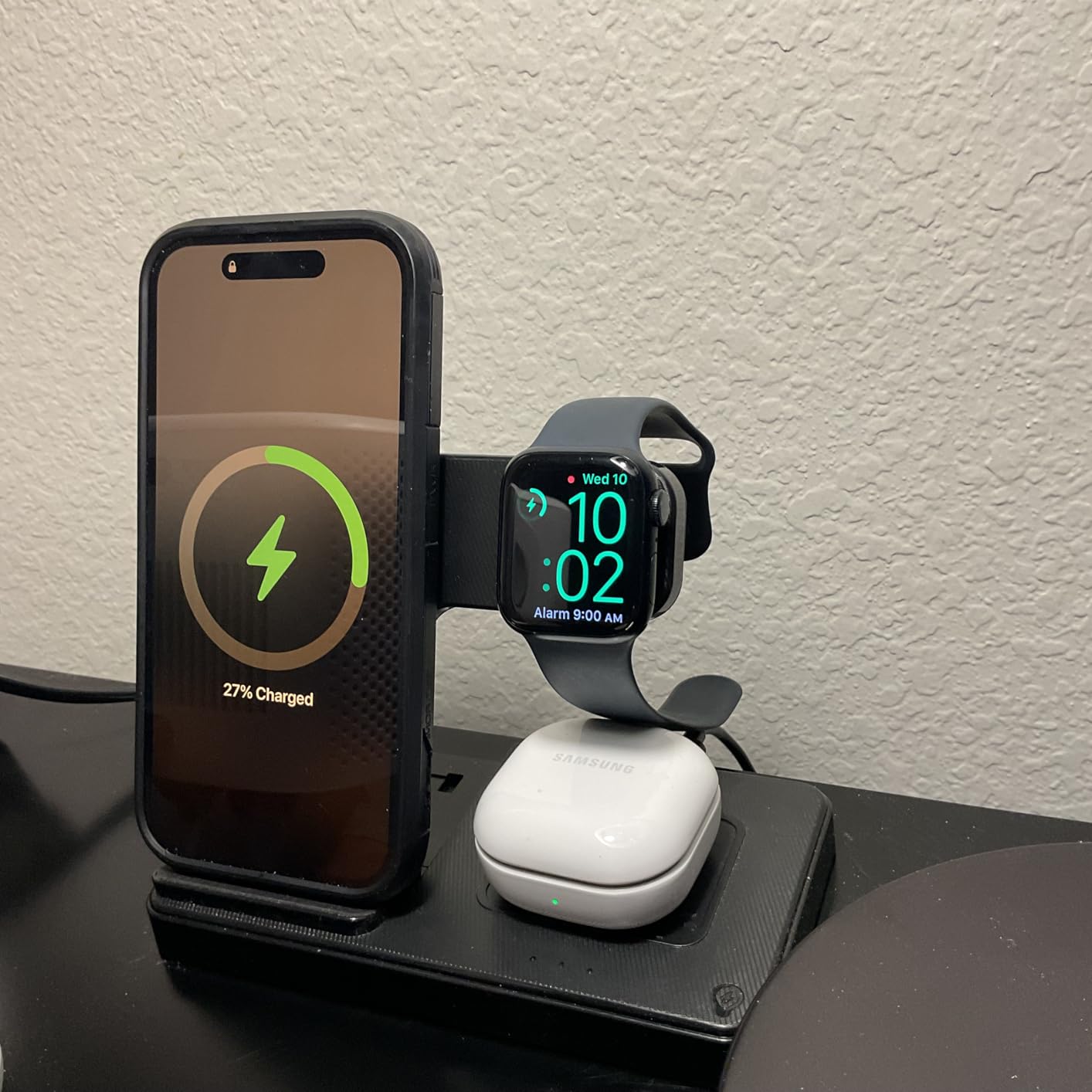 Wireless Charger iPhone Charging Station: 3 in 1 Charger Stand Multiple Devices for Apple - iPhone 17 16e 16 15 14 Pro Max 13 12 11 - Watch 11 10 9 8 7 6 5 4 3 2 SE and Ultra Series - Airpods 4 3 Pro customer photo 2
