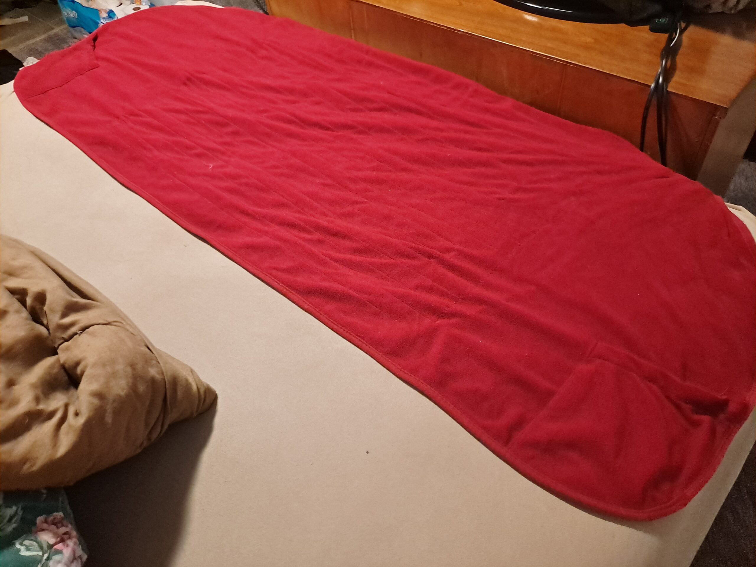 Sunbeam Royal Posh Velvet Heated Electric Blanket Queen Size, 90