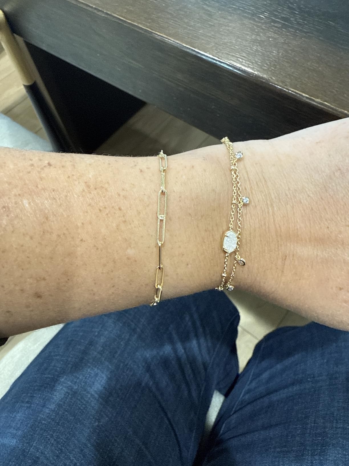Courtney Paperclip Bracelet, Fashion Jewelry for Women customer photo 2