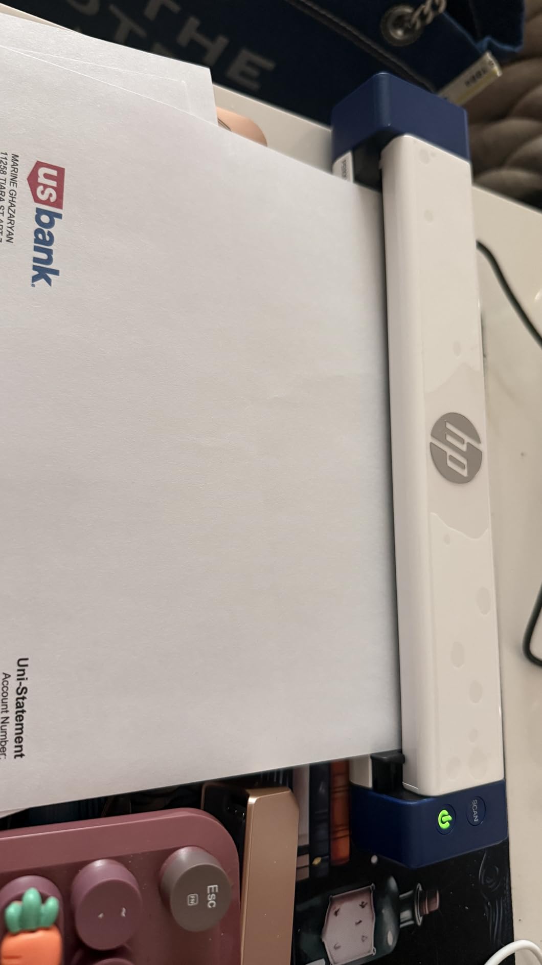 HP Small USB Document & Photo Scanner for Portable 1-Sided Sheetfed Digital Scanning, Model HPPS100 customer photo 1