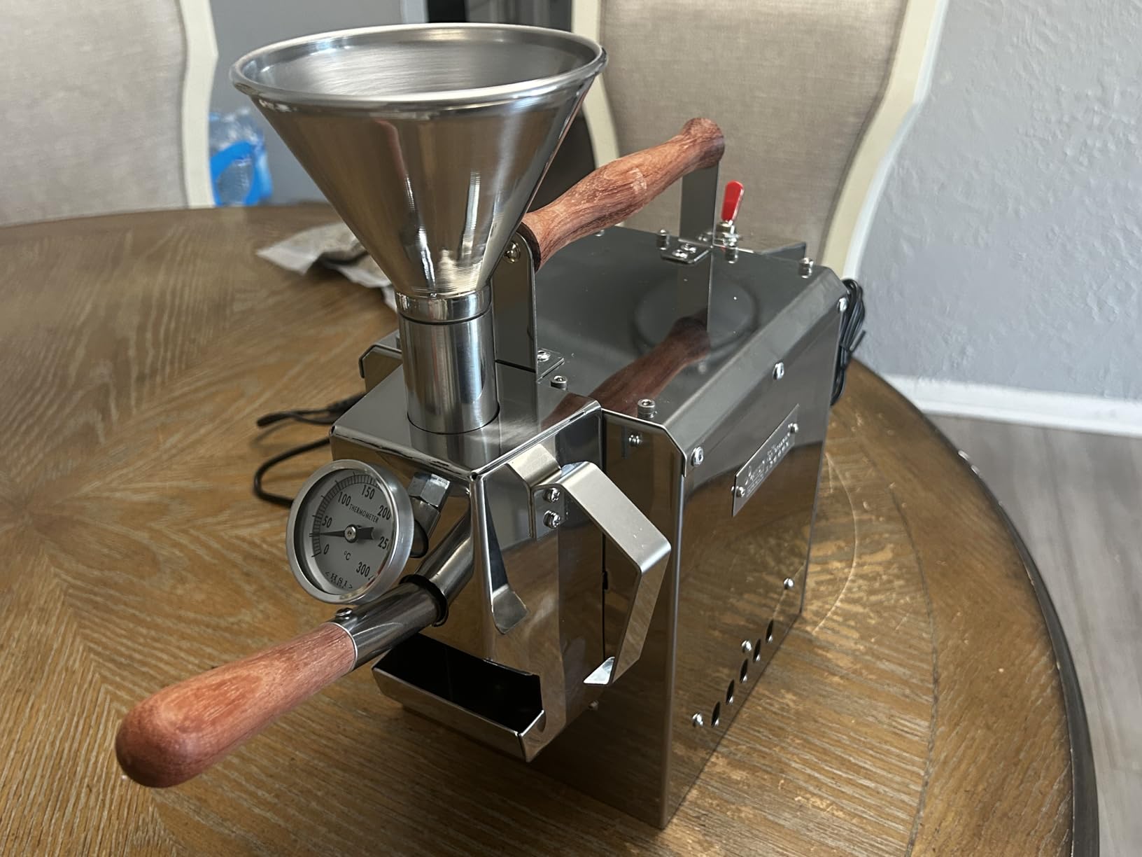 KALDI WIDE Home Coffee Gas Roaster - 300g Capacity with Full Package Accessories. Gas burner required, No thermocouples supported customer photo 1