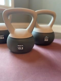 WeGym Soft Kettlebells with Cushioned Impact-Resistant Base and Anti-Slip, Wide-Grip Handle for Home Workouts, Weightlifting, and Full Body Strength Training customer photo 2