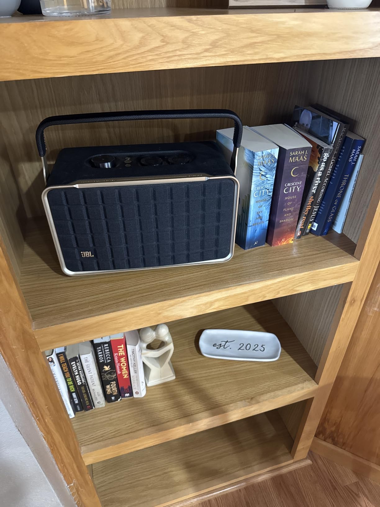 JBL Authentics 300 Portable Wireless Bluetooth Speaker (Black/Gold) customer photo 2
