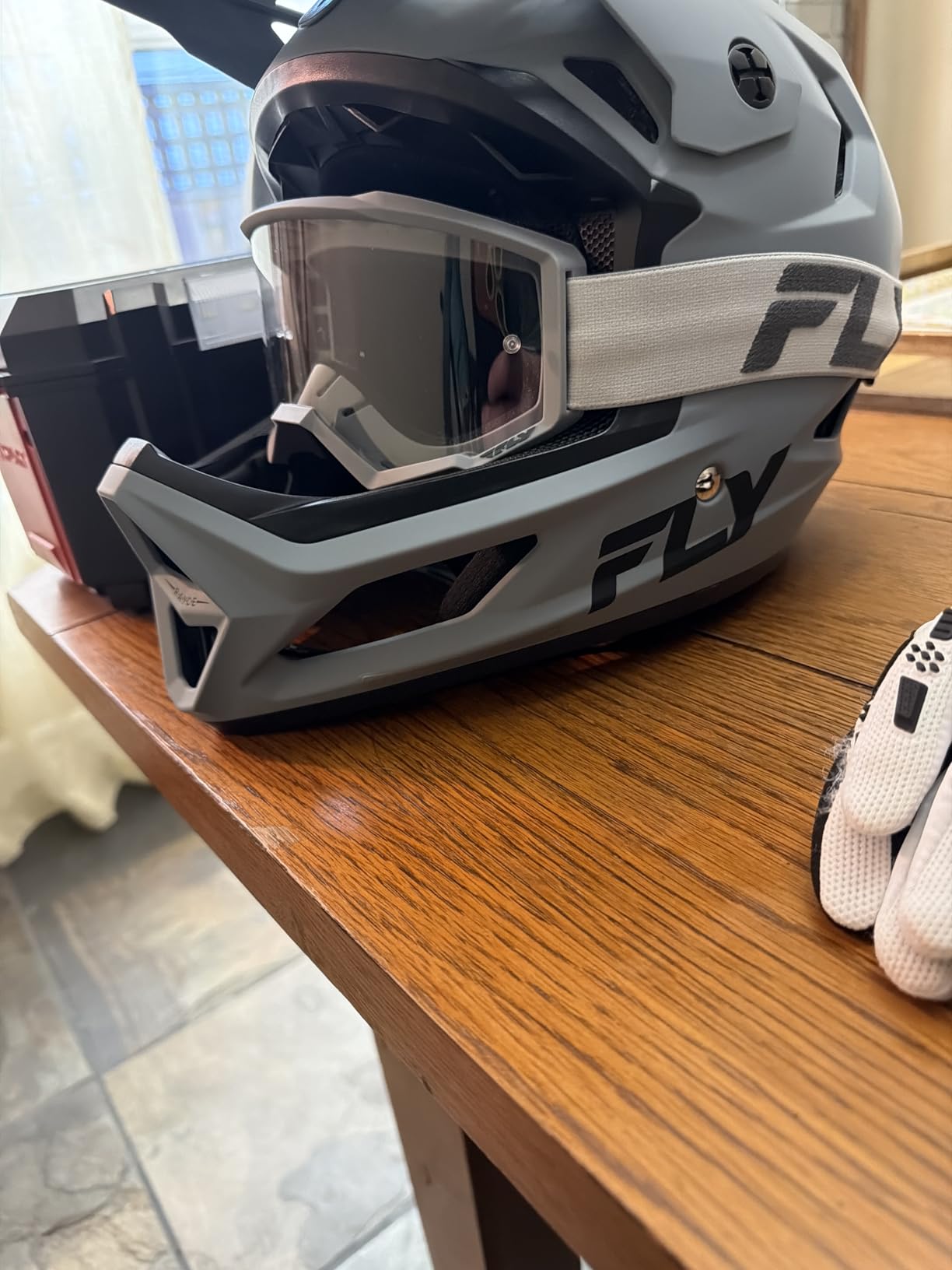 Fly Racing Focus Goggle Blue/White-Adult | MX Ultimate Vision & Durability customer photo 2