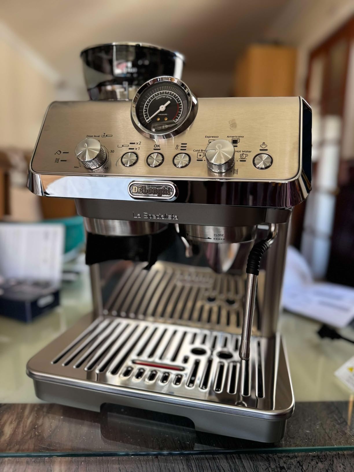 De'Longhi La Specialista Arte Evo Espresso Machine - Compact Cold Brew Coffee Maker with Grinder, Milk Steam Wand/Frother & Tamping Tools customer photo 2