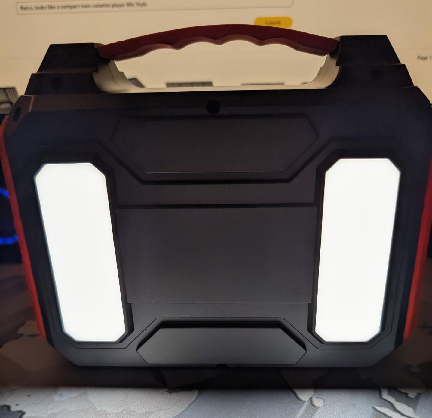 Portable Solar Generator, 300W Portable Power Station with Foldable 60W Solar Panel, 110V Pure Sine Wave 280Wh Battery Power Pack with USB DC AC Outlet for Camping Smart Devices RV Van Outdoor customer photo 2