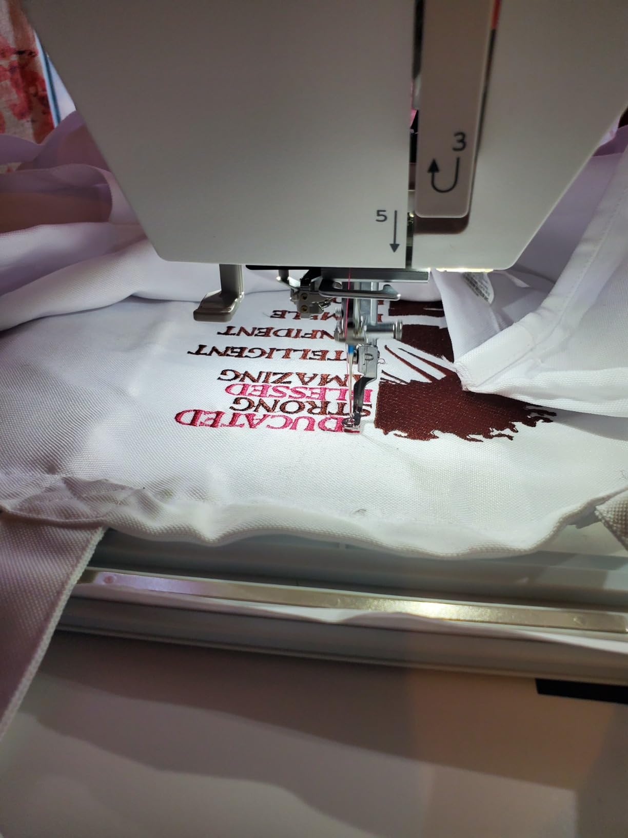 Janome Memory Craft 500e LE Embroidery Machine customer photo 1