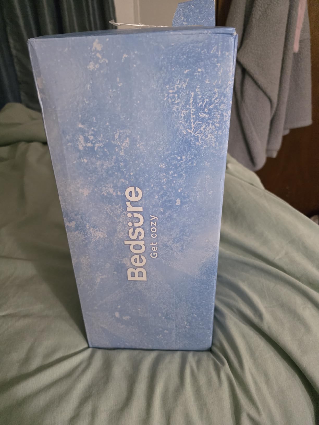 Bedsure Cooling Comforter Queen Size - Cooling Blankets for Hot Sleepers, Lightweight Comforter for Summer with Dual-Sided Cool Tech, Soft Breathable Cold Blanket for Sleeping, Grey customer photo 2