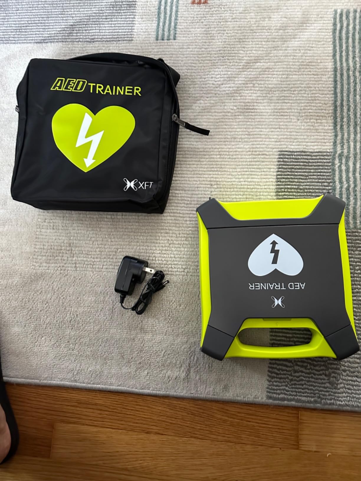 AED Trainer, XFT AED Training Kit CPR Equipment Training Device Automatic External Defibrillator Simulator, AED Trainer Professional for First Aid Trainee Beginner 2024 New Version (XFT-120GA) customer photo 1