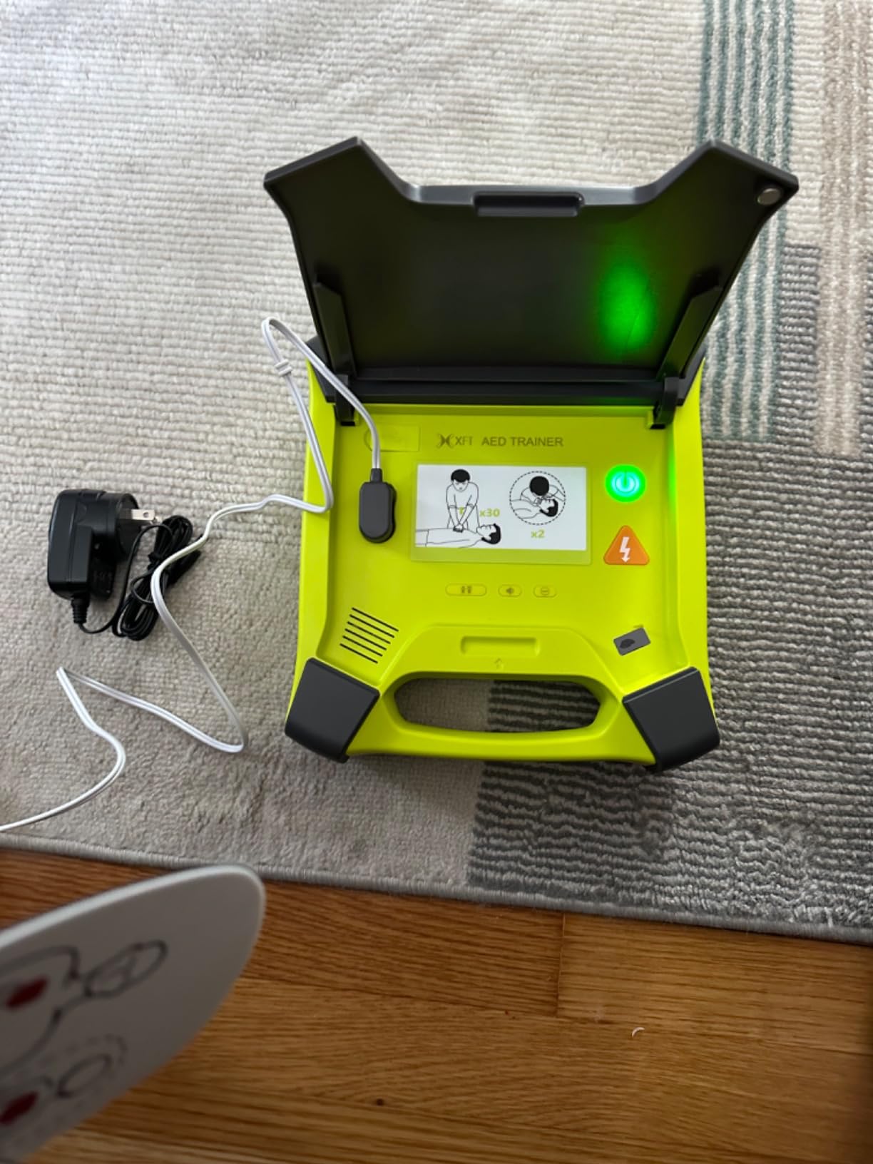 AED Trainer, XFT AED Training Kit CPR Equipment Training Device Automatic External Defibrillator Simulator, AED Trainer Professional for First Aid Trainee Beginner 2024 New Version (XFT-120GA) customer photo 2