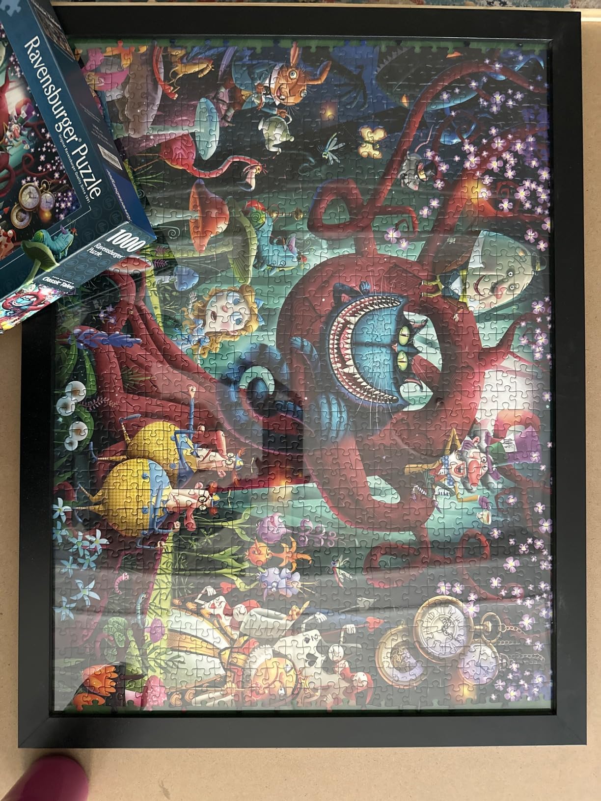 Ravensburger Most Everyone is Mad - 1000 Piece Jigsaw Puzzle - Stunning Rendition of Alice in Wonderland - Bold, Imaginative Scene - Ideal Gift - Frameable Art - Screen-Free Fun - Puzzles for Adults customer photo 2