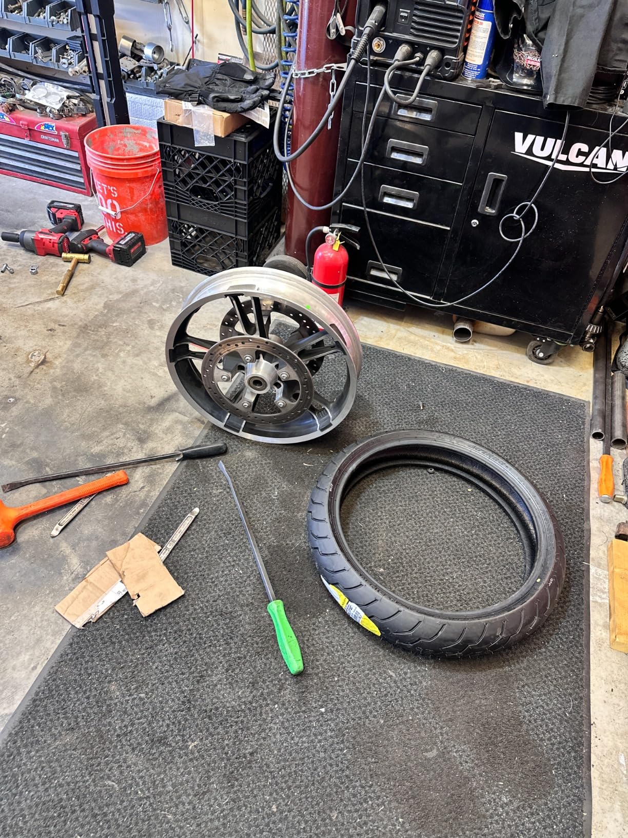 Motorcycle Wheel Balancer - Tire Balancer Stand customer photo 1
