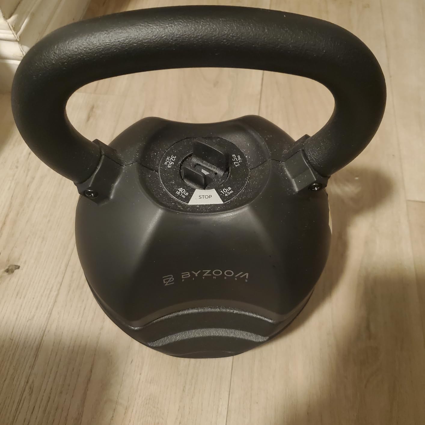 BYZOOM FITNESS Pure Series Adjustable Kettlebell 30/40/50LB customer photo 2