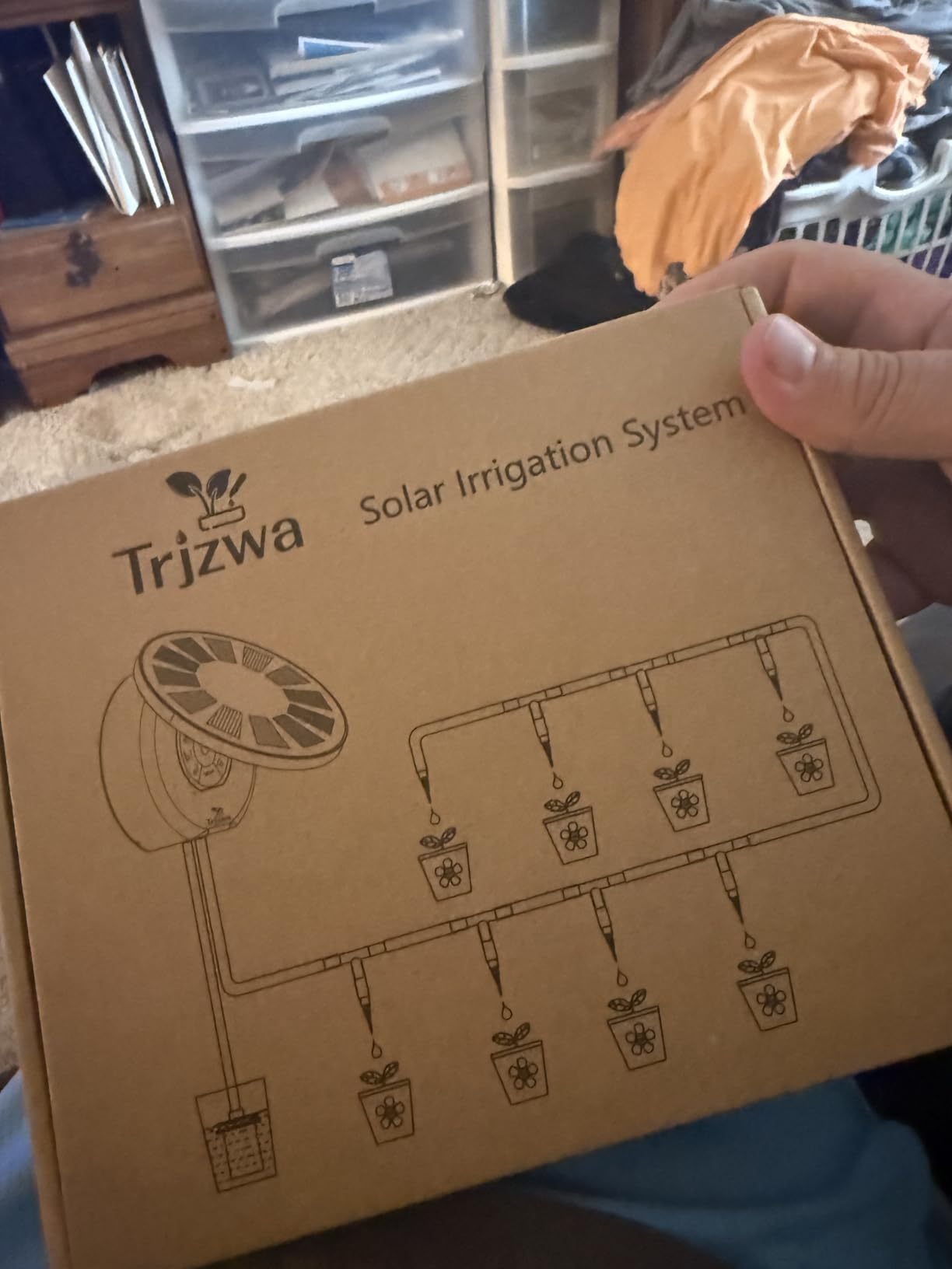 Solar Automatic Drip Irrigation System Kit, Auto Watering Kit for DIY Garden Watering System with 9 Timing Modes and Anti-Siphon Set, Indoor/Outdoor Garden, Balcony & Patio Irrigation System customer photo 1
