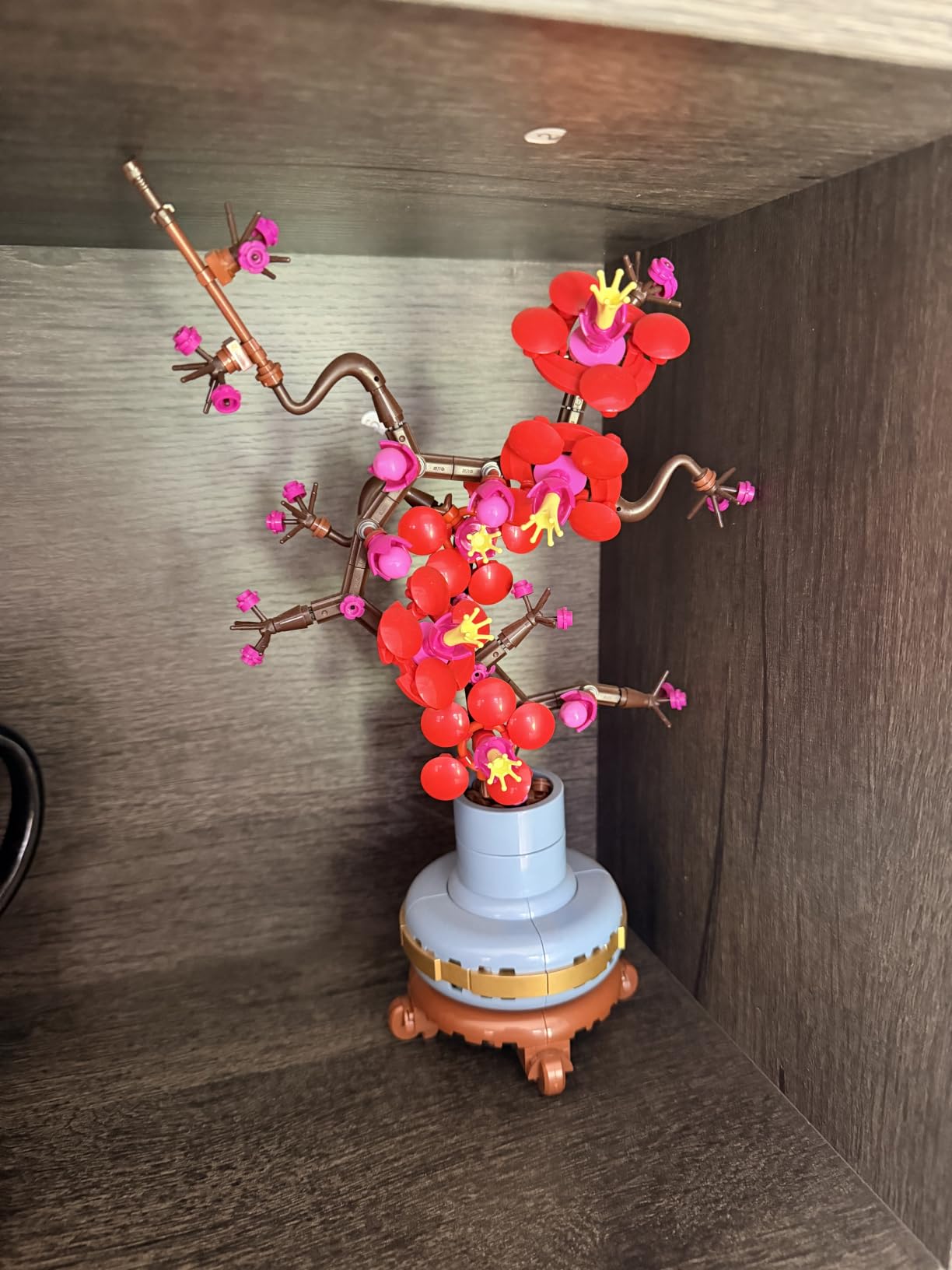 LEGO Botanicals Plum Blossom Building Sets for Adults - Artificial Flower for Dinner Table Centerpiece, Living Room Home Decor, Ages 18+ - DIY Craft Kits - Gift for Birthdays - 10369 customer photo 2
