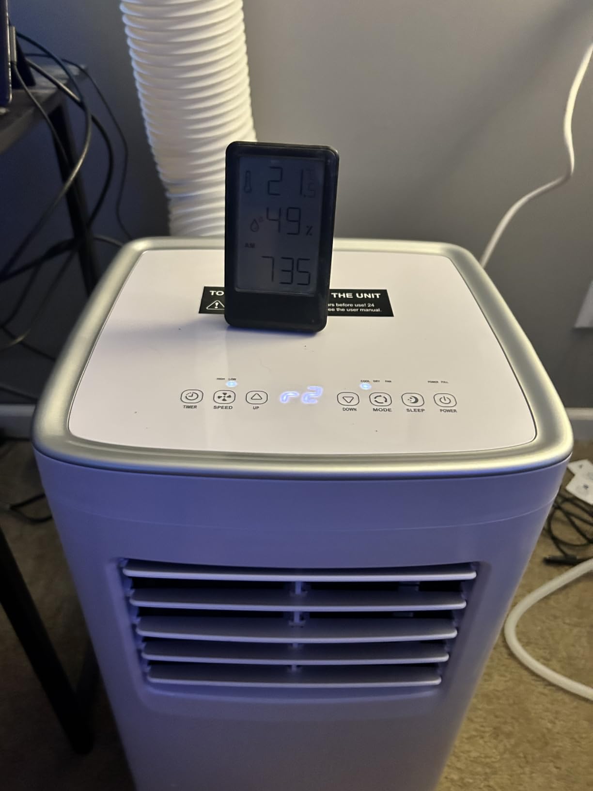 Coolblus Portable Air Conditioners, 8500 BTU Portable AC Cool Up to 360 Sq.Ft, 3 IN 1 with Remote Control, Sleep Mode, Window Kit, No Wall or Window Installation Needed customer photo 1