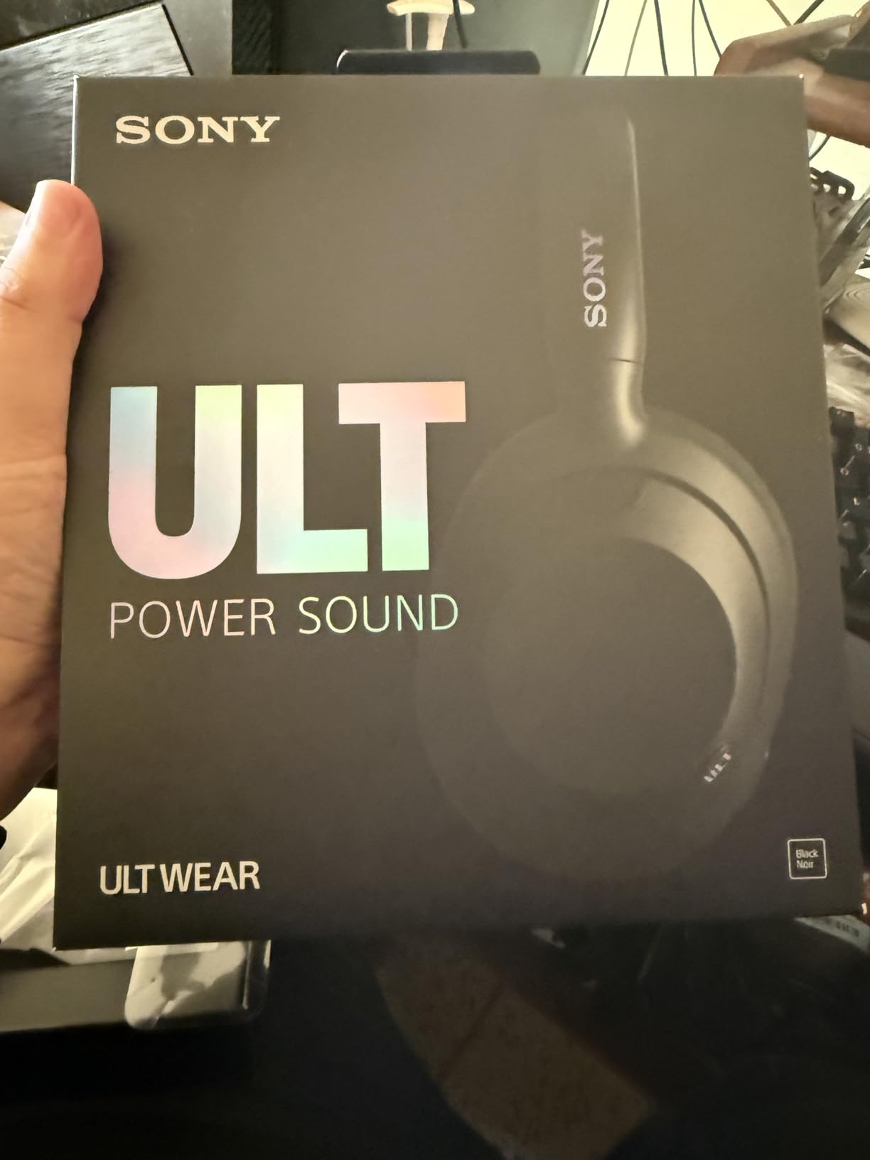 Sony ULT WEAR Over Ear Wireless Noise Canceling Headphones, ULT Sound, Massive Bass, Clear Call Quality, Up to 30hr Battery Life, Alexa & Google Assistant, Black customer photo 1