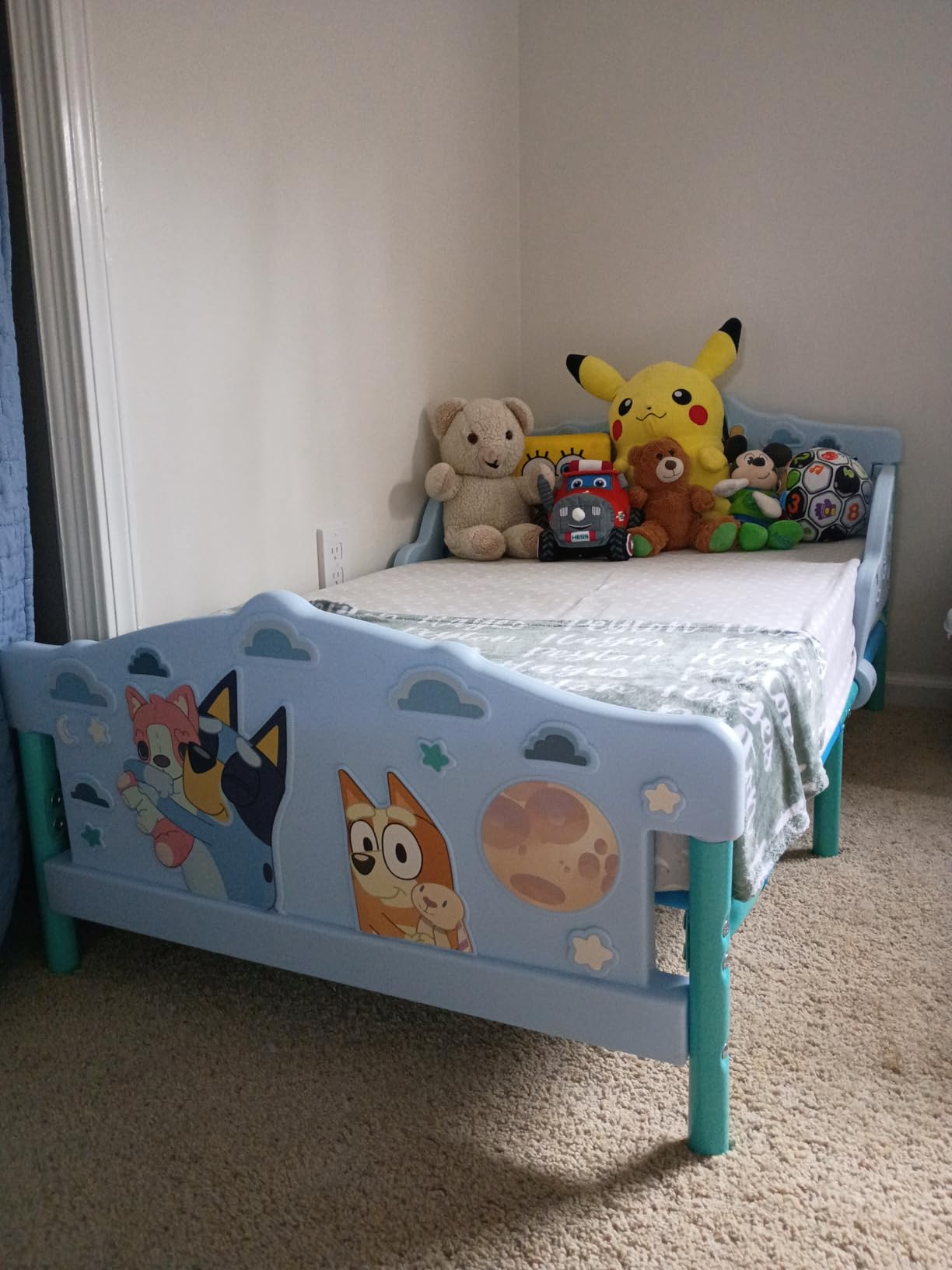 Delta Children Bluey 3D Toddler Bed, Blue customer photo 1