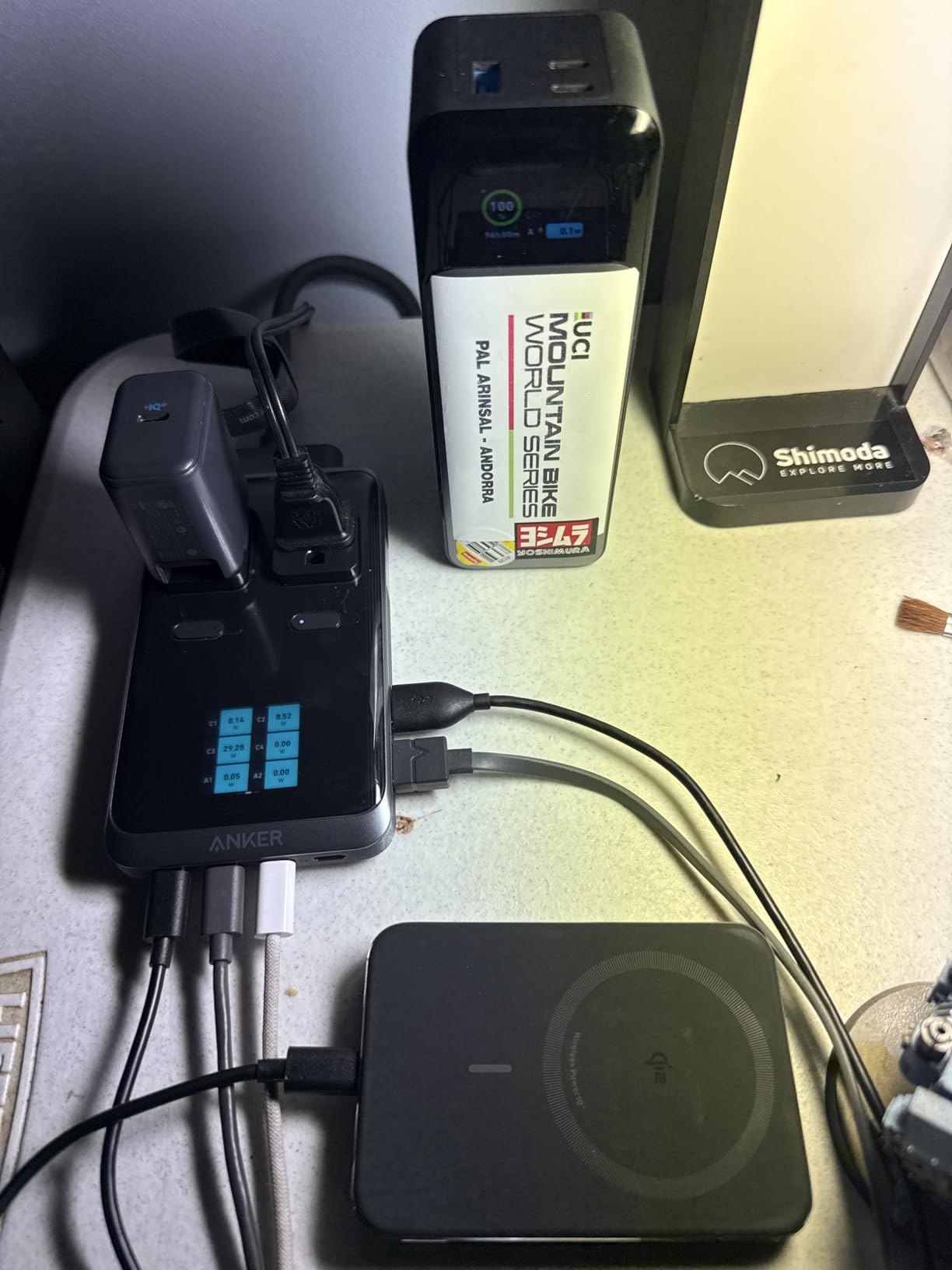 Anker Prime Charging Station, 240W 8-in-1 USB C Power Strip, 5 ft Detachable Extension Cord, 2 AC, 4 USB C, 2 USB A, for iPhone 15/14, Desktop Accessory for MacBook, Home, Office (Not for Travel) customer photo 1