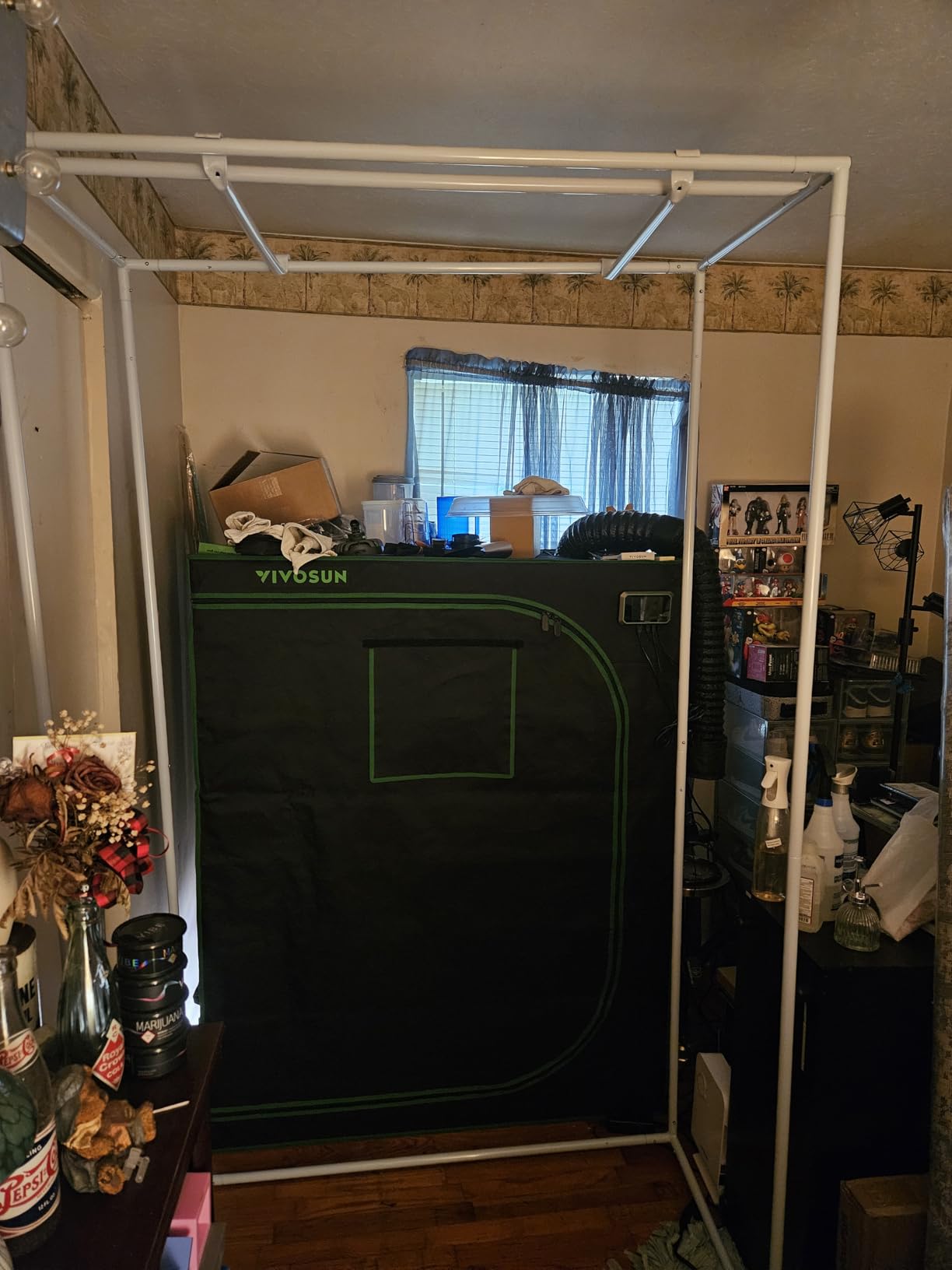 Gorilla Grow Tent 2x2.5 Fixed Height Indoor Grow Tent, 6'6