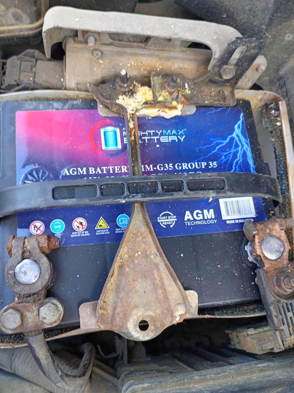 Mighty Max Battery MM-H6 Start and Stop Car BCI Group Size 48 12V 70 AH, 120RC, 760 CCA Rechargeable AGM Car Battery customer photo 2