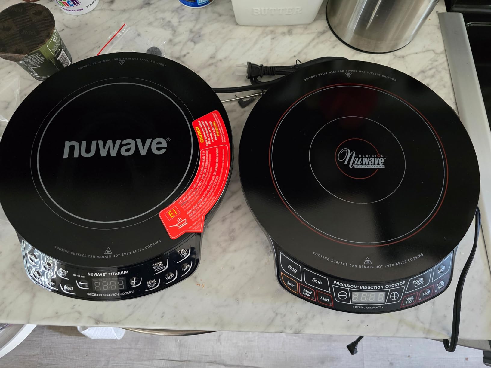 Nuwave Upgraded Induction Cooktop, 3 Wattage Control, Patented Digital Temp Probe, 8