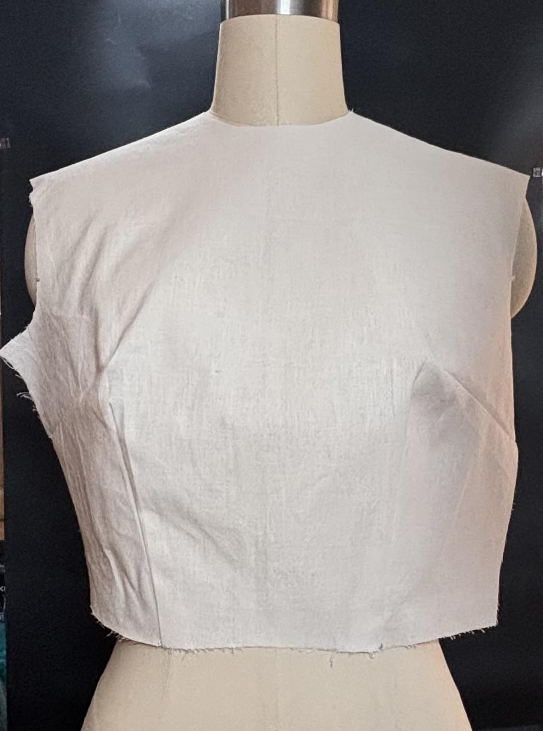 Female Dress Model Torso Body Clothing Forms, Size 8 Professional Dress Form for Tailor Design, Sewing Mannequin Foam Body for Pinning, Soft Long Sleeve Sewing Arms (with Arms Beige, 8) customer photo 1