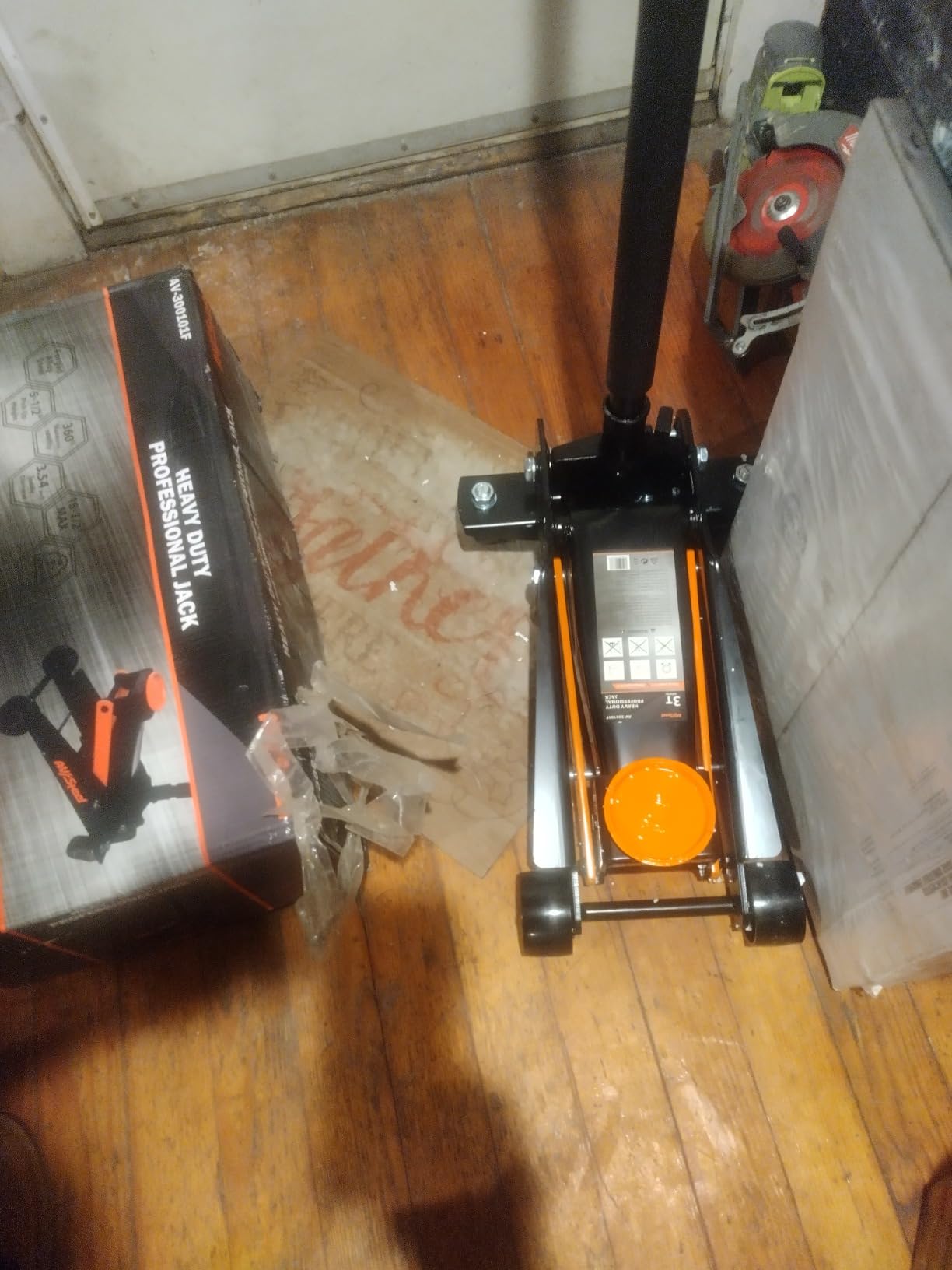AV Steel 3 Ton Floor Jack (6600 lbs), Heavy Duty Hydraulic Jack for Car, Heavy-Duty Floor Jack with Single Piston Pump, Quick Lift Car Jack 3 ton with Lifting Range 5.5'' to 18.5'' customer photo 2