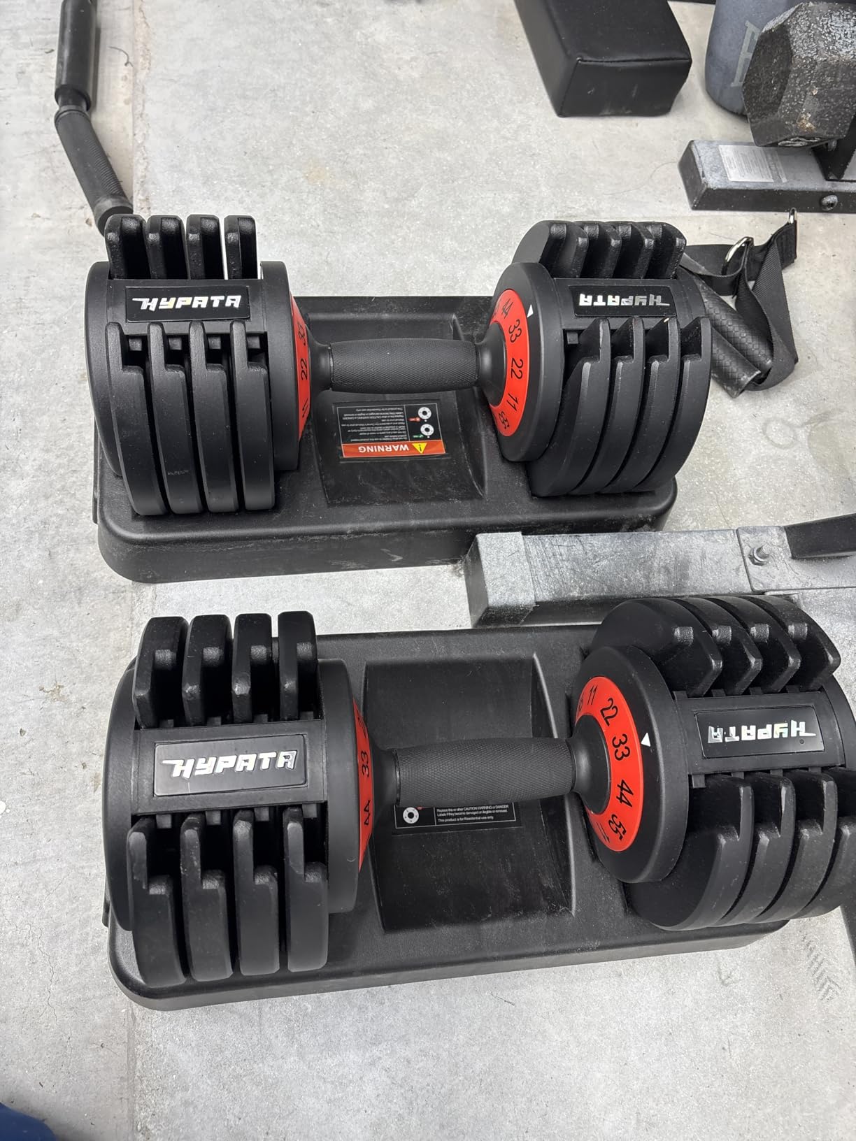 25/55 lbs Pair Adjustable Dumbbell Set customer photo 2