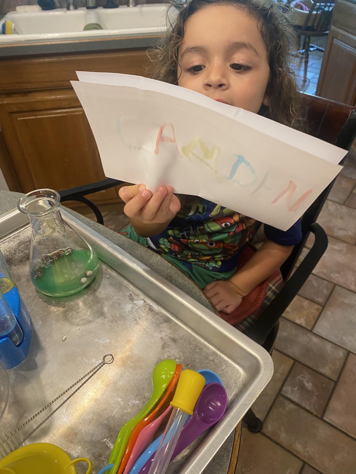 National Geographic Junior Chemistry Set with 50 Experiments for Kids | 20+ Lab Tools, Early Learning Lab, Hands-On Science Experiments, Chemistry Kit for Kids Ages 4-6, Birthday Gift customer photo 2