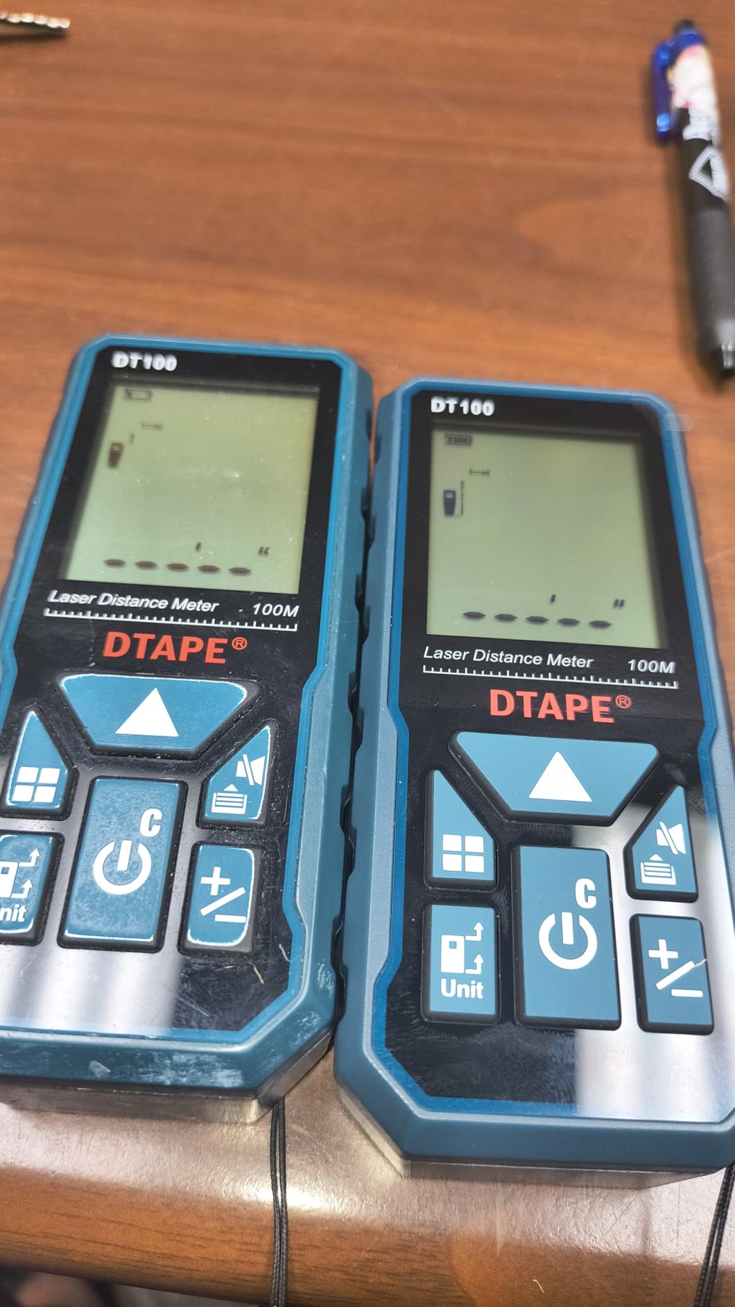 DTAPE 330 Ft Laser Measuring Tool, Fathers Day Dad Gifts, High-Accuracy Laser Tape Measure, 2