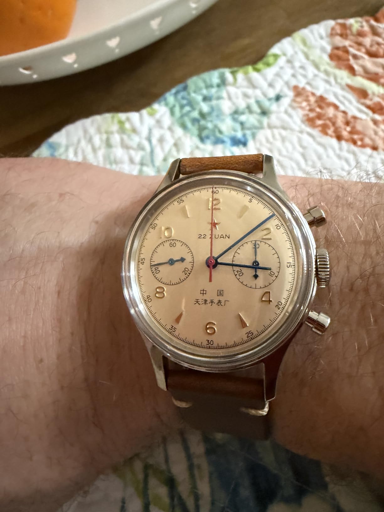 Men's Mechanical Wristwatch, Seagull 1963 Aviation Chronograph Pilot Mechanical Watch, Manual Winding, GD 1963 International Edition, ST1901 customer photo 1